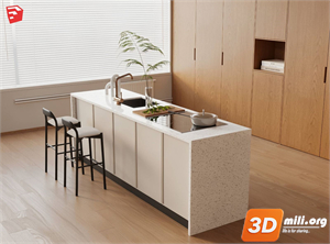 Kitchen island Skp Files